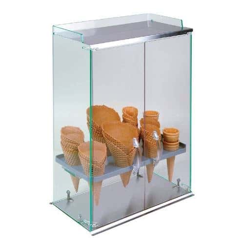 BUF-GAR-ICC04-10P-SS.jpg BY ORDER CABINET FOR ICE CREAMS 10 ROW WITH S/S BASE GARIBALDI - Image 1