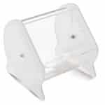 ACRYLIC SPOON HOLDER ROLL TOP FROSTED GARIBALDI