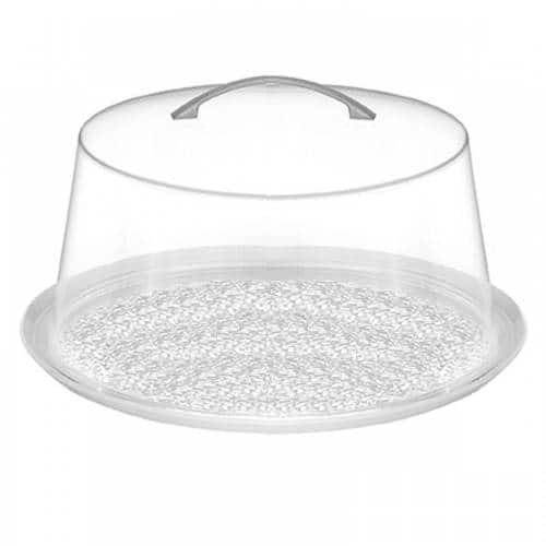 BUF-GAR-KLR11-25.jpg BY ORDER BUFFET ACRYLIC BELL COVER ROUND FOR 28-30CM TRAY CLEAR GARIBALDI - Image 1