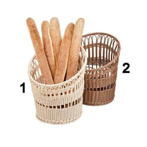 BUF-GAR-NTR06-35-NR.jpg BUFFET RATTAN BASKET BAQUETTE 35X42CM NATURAL GARIBALDI - Image 1