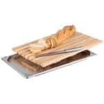 BREAD CUTTING BOARD WITH DRAINER PEECH WOOD 53X32CM GARIBALDI