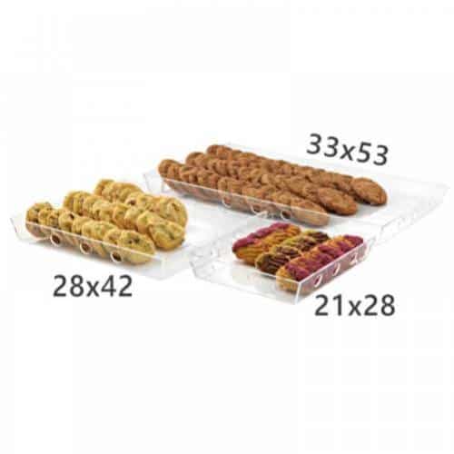 BUF-GAR-TEL02-3353-TR.jpg BUFFET ELLE CONTEMPORARY PLEXIGLASS DISPLAY TRAY 33X53X4.5CM CLEAR GARIBALDI - Image 1