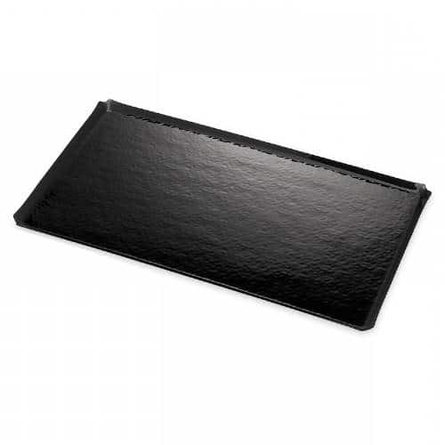 BUF-GAR-TFN02-3353-BK.jpg BUFFET ONDA PEEBLE TRAY 32.5X53CM BLACK GARIBALDI - Image 1