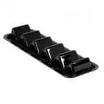 BUFFET SANDWICH TRAY WAVE DISPLAY 15X55X4CM BLACK GARIBALDI