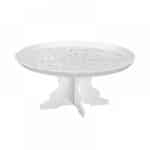 BUFFET CAKE STAND 30X10CM WHITE GARIBALDI