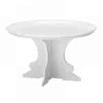 BUFFET CAKE STAND 30X16CM WHITE GARIBALDI