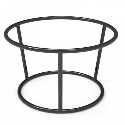 BUF-GAR-USR11-17-10BK.jpg SCAMO CONE ROUND BUFFET RISER METAL BLACK 17X10CM GARIBALDI - Image 1