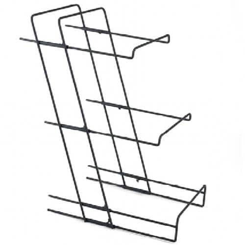 BUF-GAR-UTG01-3P.jpg BUFFET METAL STAND FOR BASKETS TRIPLE 40X26X60CM BLACK GARIBALDI - Image 1