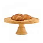 BUFFET CAKE STAND WOOD BAMBOO 30X12CM GARIBALDI