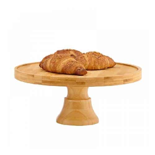 BUF-GAR-UWS01-2812.jpg BUFFET CAKE STAND WOOD BAMBOO 30X12CM GARIBALDI - Image 1