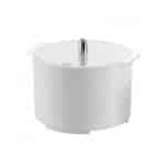 BUFFET POT COLOR PORCELAIN WHITE 2.5L GARIBALDI