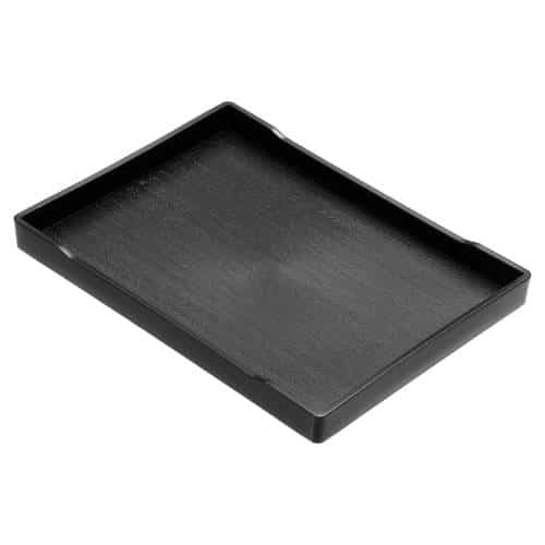 BUF-GTS-173-4029.jpg BY ORDER SERVING TRAY PP RECTANGULAR BLACK STACKABLE 39X28CM GTSA - Image 1