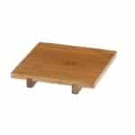 WOOD ACACIA PLATTER 15X15X2.5CM GTSA