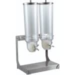 CEREAL DISPENSER S/S DOUBLE  POLYCARBONATE 2X3.5L GTSA