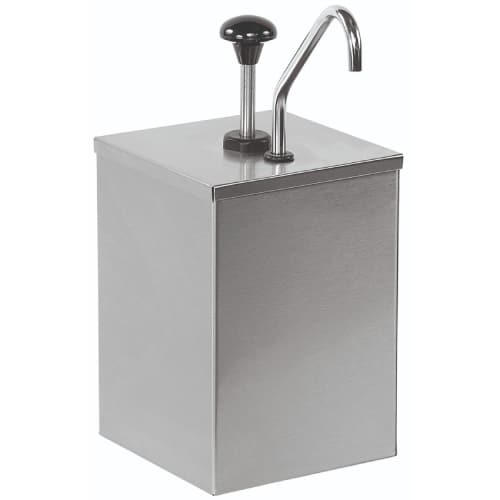 BUF-GTS-27-77110.jpg BY ORDER INOX DISPENSER WITH BUMP 18X30X38CM 3.5L GTSA - Image 1