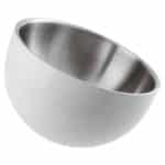 BY ORDER BUFFET SERIES 2300 BOWL DOUBLE WALL WHITE 24X18.2CM 2L INOX 18-10 PADERNO ITALY