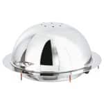 CHAFING DISH ROUND ROLL TOP BUILT IN 40CM ELECTRIC PADERNO - SAMBONET