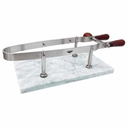 BY ORDER BUFFED HAM STAND FOR PROSCIUTTO BASE ON MARBLE 24X24X15