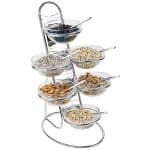 BY ORDER BUFFET LADDER STAND CHROME 30X30X48CM WITH 14CM 6 BOWLS PADERNO