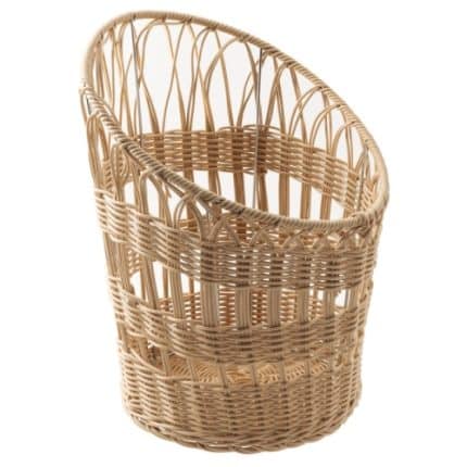 RATTAN BAQUETTE BASKET 35X25X42CM PADERNO