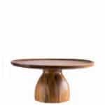 BUFFET WOOD STAND WALNUT 24X16CM PADERNO