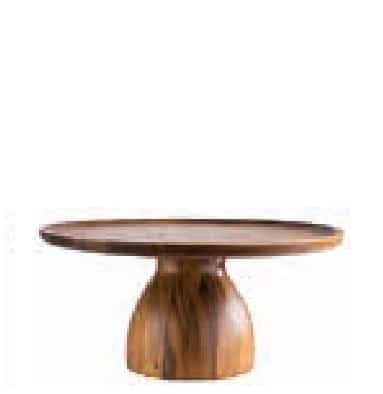 BUFFET WOOD STAND WALNUT 24X16CM PADERNO