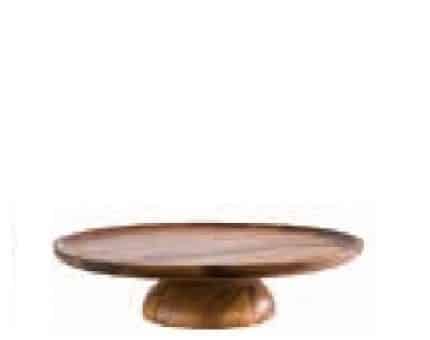 BUFFET WOOD STAND WALNUT 32X8CM PADERNO