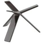 BUFFET STAND METAL WITH BLACK ANTI-SLIDE COATING 12CM PADERNO