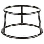 BUFFET STAND METAL ROUND WITH BLACK ANTI-SLIDE COATING 10CM PADERNO
