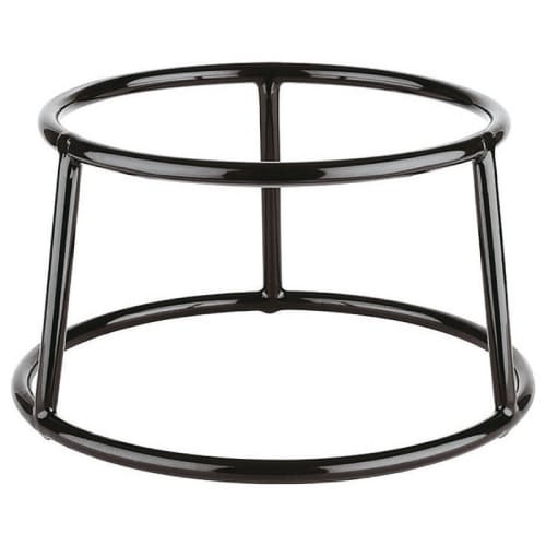 BUF-PAD-44840-41.jpg BUFFET STAND METAL ROUND WITH BLACK ANTI-SLIDE COATING 10CM PADERNO - Image 1