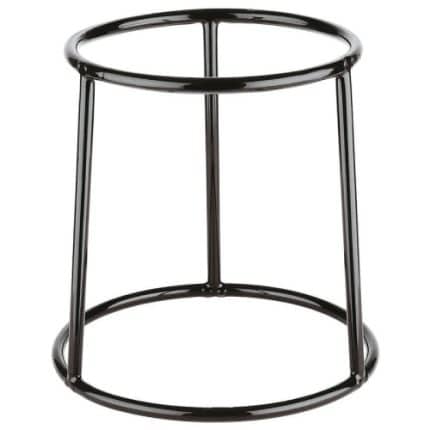 BUFFET STAND METAL ROUND WITH BLACK ANTI-SLIDE COATING 18CM PADERNO