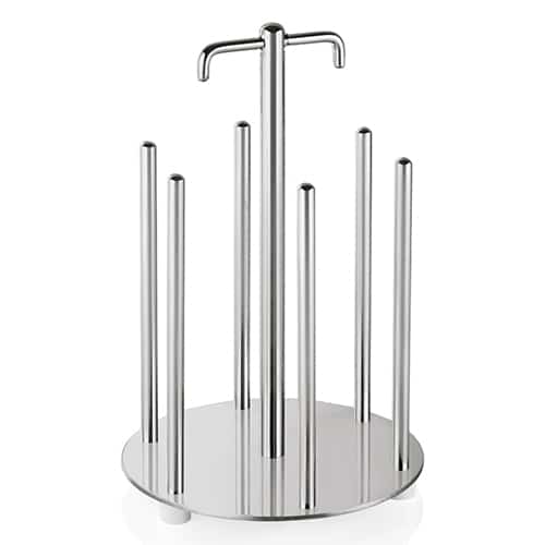 BUF-WAS-9775060.jpg BOWL DISPENSER FOR 48 CUPS CHROME NICKEL WAS GERMANY - Image 1