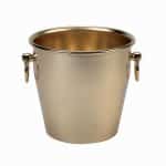 BY ORDER ALUMINIUM CHAMPAGNE BUCKET GOLD AGNELLI ITALY