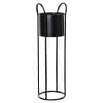 CHAMPAGNE BUCKET 21,5X76CM METAL POWDER COATED BLACK ESPIEL BY ORDER