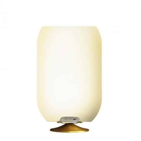 BWC-ESP-KOATMOSBRASS.jpg DRINK COOLER ATMOS BRASS DIMMABLE LED LAMP WITH BLUETOOTH SPEAKER 21.5X35.3CM ESPIEL - Image 1