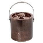 BY ORDER ICE BUCKET POT WITH LID INSULATED COPPER ANTIQUE 15X18CM ESPIEL