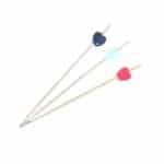 BAMBOO PICK ASSORTED HEART 12CM 1X100 GTSA