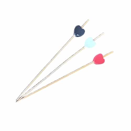 BWC-GTS-19-8713.jpg BAMBOO PICK ASSORTED HEART 12CM 1X100 GTSA - Image 1