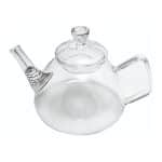 TEA POT INFUSER WITH FILTER BOROSILICATE 60CL GTSA