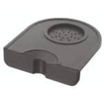 COFFEE TAMPER SINGLE SILICONE MAT 12.5X14X3CM BLACK GTSA