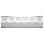 CONDIMENT DISPENSER INOX 6 COMP. GTSA