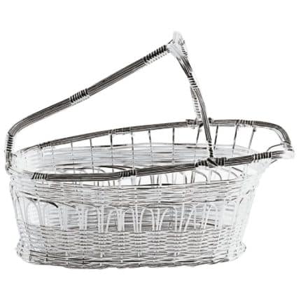 WINE BASKET SILVERPLATED PADERNO