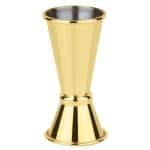 PROFESSIONAL MEASURE CUP JIGGER GOLD 2-4CL S/S PADERNO