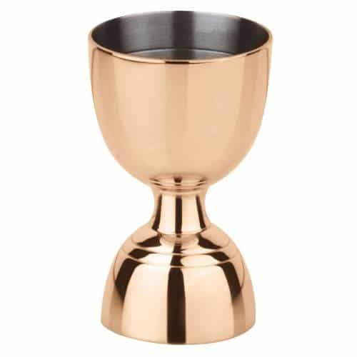 BWC-PAD-41609C36.jpg PROFESSIONAL MEASURE CUP JIGGER 3-6CL COPPER PADERNO - Image 1