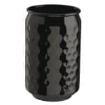 DRINKING CUP COLA MIRROR PVD BLACK 7.5X11CM PADERNO