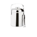BY ORDER ICE BUCKET INSULATED INOX WITH LID AND ICE TONG SET 14X22CM 1.3L SAMBONET