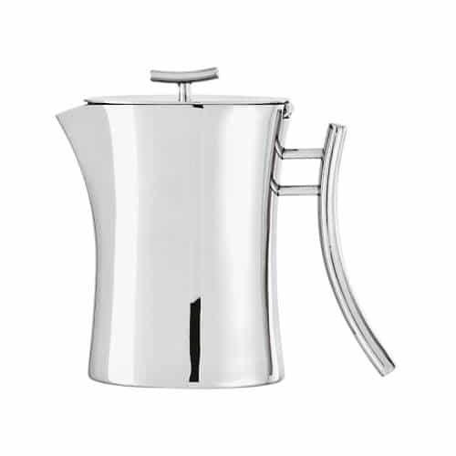 BWC-SAM-56701-06.jpg BY ORDER HOLLOWARE BAMBOO COFFEE POT 52CL INOX 18-10 SAMBONET ITALY - Image 1
