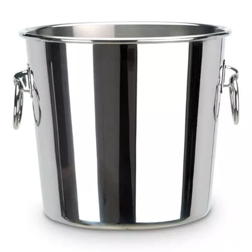 BWC-SUP-2312.jpg CHAMPAGNE BUCKET RING HANDLES 24CM 2 BOTTLES INOX 18-10 SUPREMINOX - Image 1