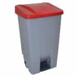 GARBAGE PEDAL BIN 80L RED GTSA