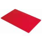 CUTTING BOARD PE RED 60X40X2CM GTSA